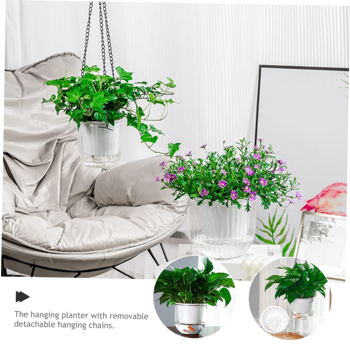 Amazon.co.jp: NUSITOU 2pcs Flowerpot Pot Planter Flower Plant